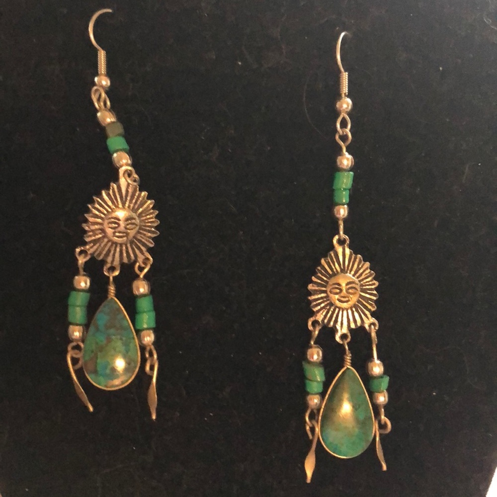 Earrings - Silver & Turquoise